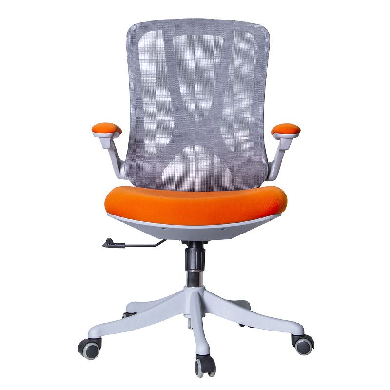 Modern Ergonomic Mesh Task Chair Mid Back Padded Arms Swivel Chair