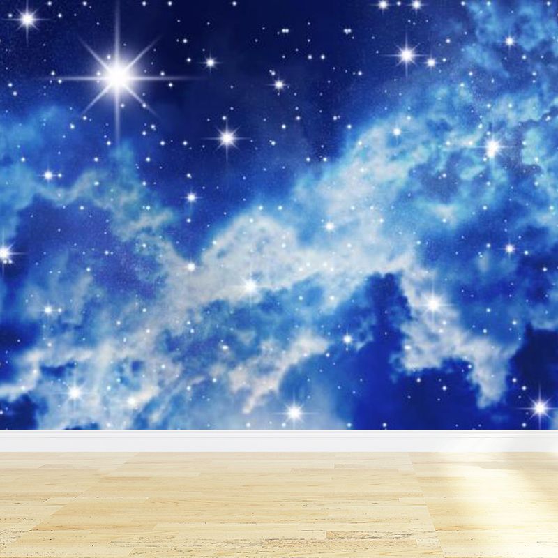 Whole Changeable Sky Scene Mural Wallpaper for Wall Decor Modern Girls Bedroom Wall Art