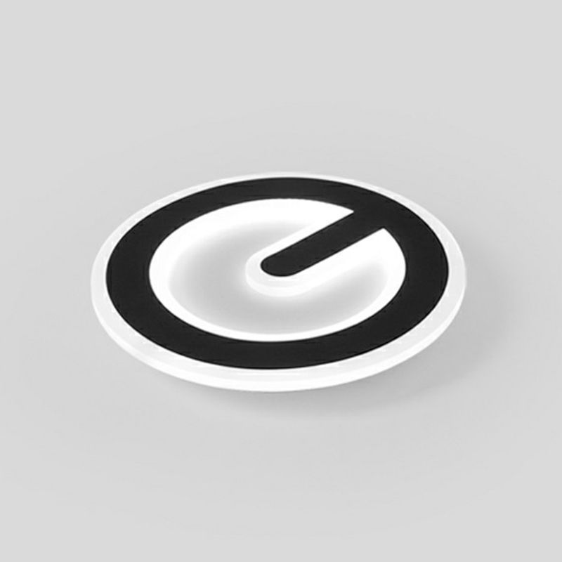 Klein Geometrisch Gevormde Plafond Flush Mount Nordic Metal Foyer LED Flush Mount Light