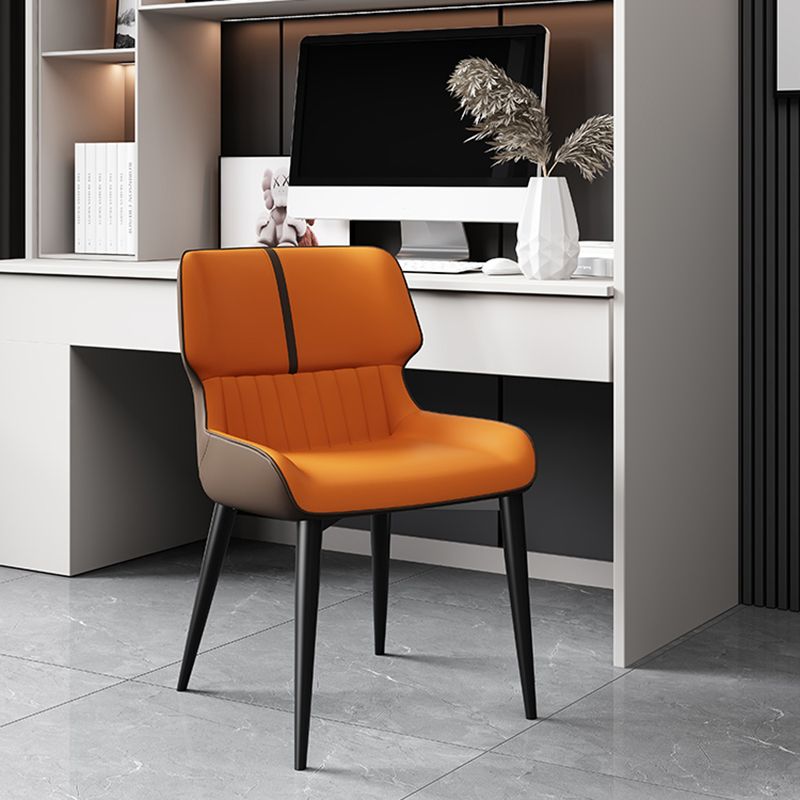 Dining Room Upholstered Side Chair Home Faux Leather Dining Chair