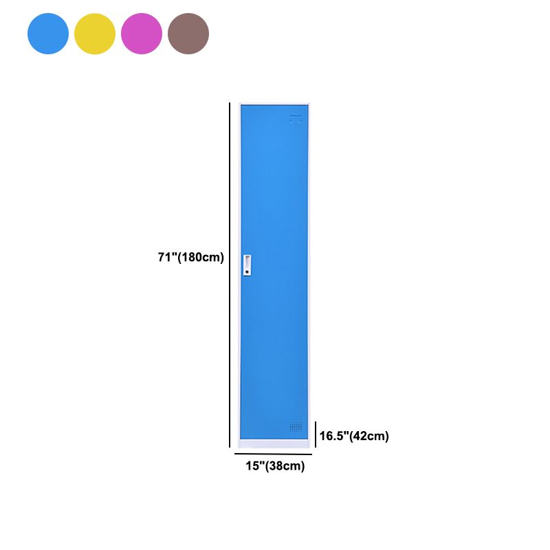 Non-Hanging Storage Cabinet Contemporary Steel Wardrobe Armoire