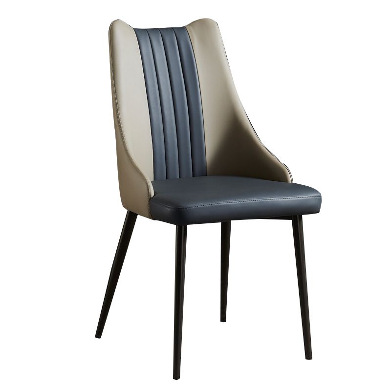 Dining Room Upholstered Chair Home Faux Leather Parsons Dining Chair