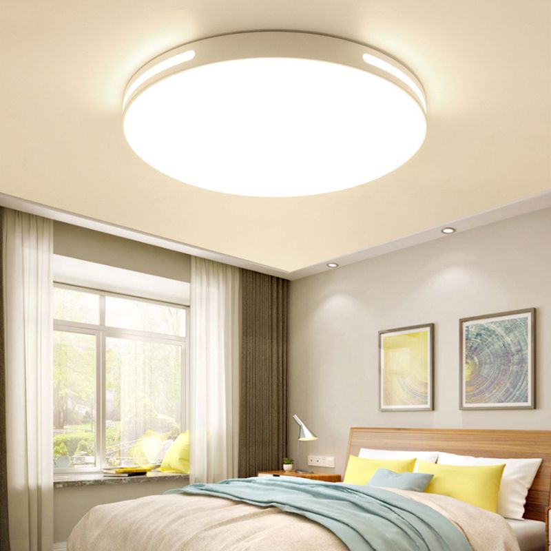 1-Light Geometric Shade Flush Mount Modern Simple Style Flush Mount Ceiling Light Fixture