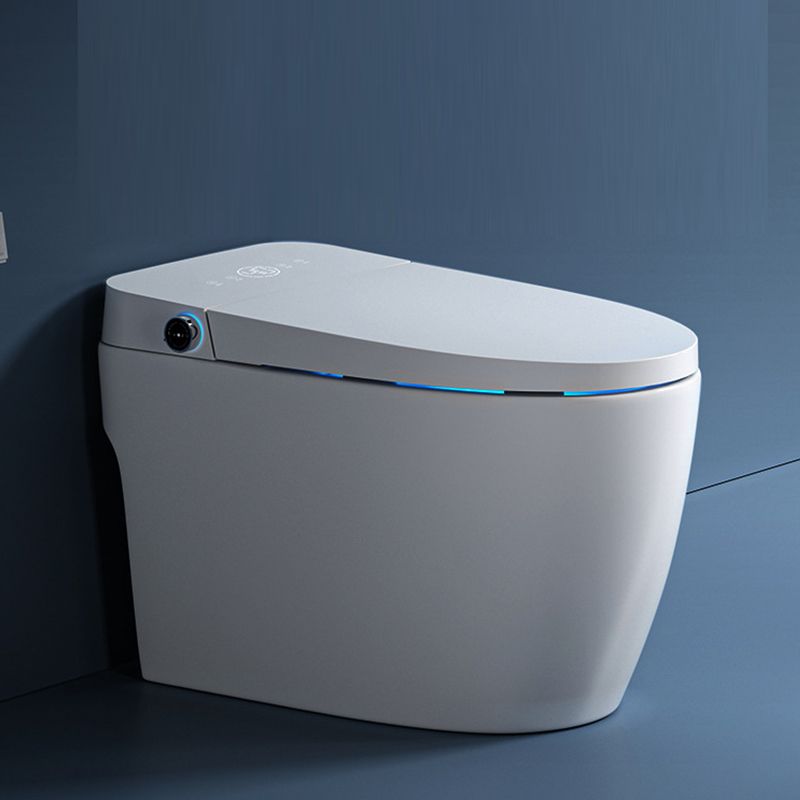 Modern One-Piece Flush Toilet Floor Mount Urine Toilet with Seat for Washroom