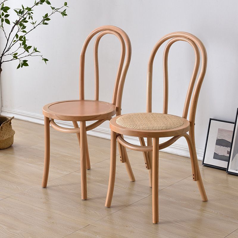 Moderne Küchen -Esszimmer Birch Holzstuhl Windsor Back Side Stühle Set Set