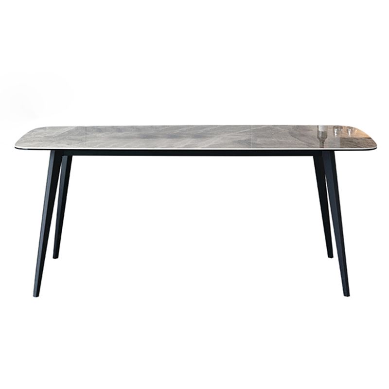 Rectangle Dining Room Table Industrial Kitchen Desk with 4 Legs