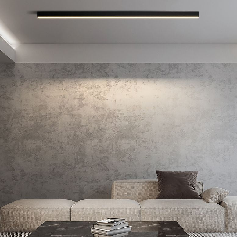 Modern Minimalist Long Strip LED Ceiling Light Aluminum Alloy  Kitchen Bar Full Ceiling Light