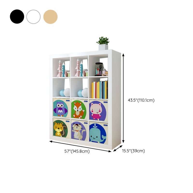 Engineered Wood Standard Bookshelf Modern Open Back Bookcase (Drawers not Included)