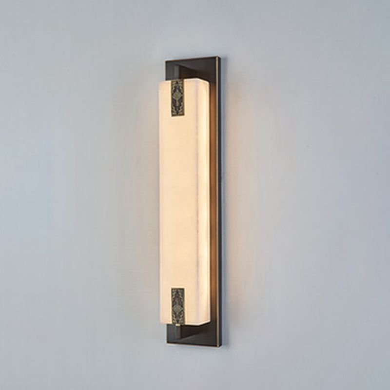 Pronzo della parete di marmo leggero regolabile contemporaneo per corridoio e scala del comodino