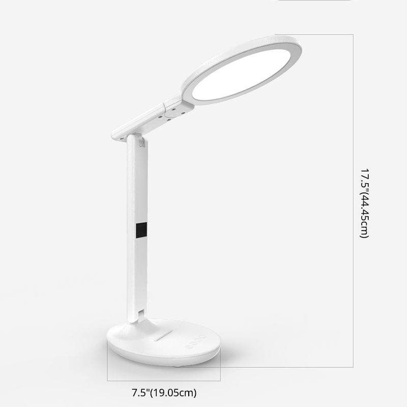 Lampe de table lumineuse de table moderne avec un léger de table en plastique de port USB