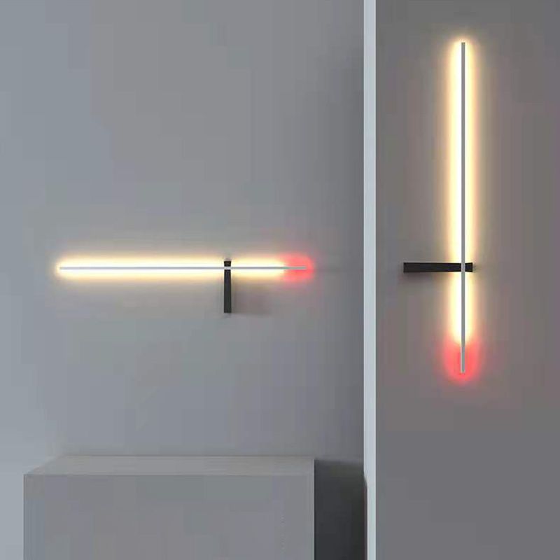 Moderno de tono lineal Diconteo Acrílico 1 Luces de luz para Hall and Foyer