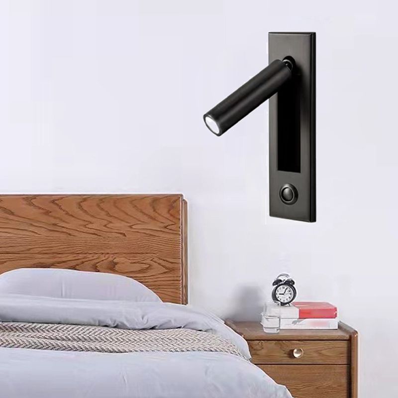 Modern Style Reading Wall Light Shape Wall Sconce Metal 1 Sconce Light for Bedroom