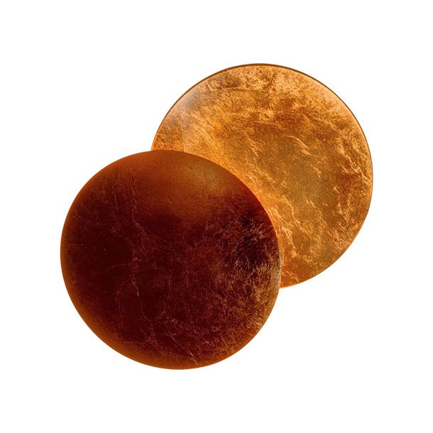 LED Rotatable Wall Light Fixture Modern Style Round Shape Wall Sconce Lamp for Bedroom