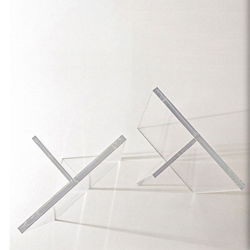 Modern Rectangle Dining Table Wooden Table with Plastic Legs for Home