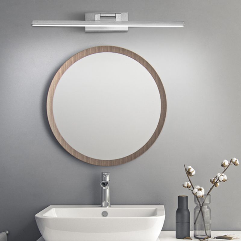 Simplicidad moderna Dicha de iluminación de tocador de tocador LED de baño.