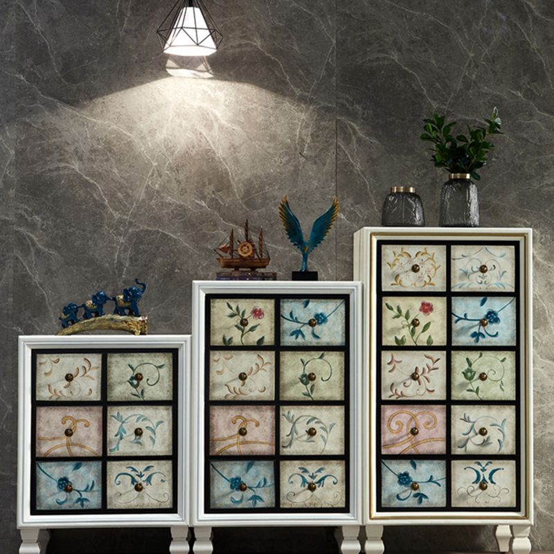 Contemporary 23.62'" Wooden Chest, Rectangle Accent Chest with Drawers