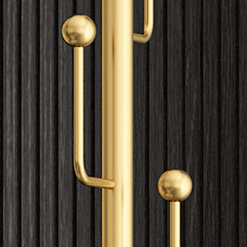 Glam Hall Stand Metal Hooks Included No Distressing Free Standing Rack Metal