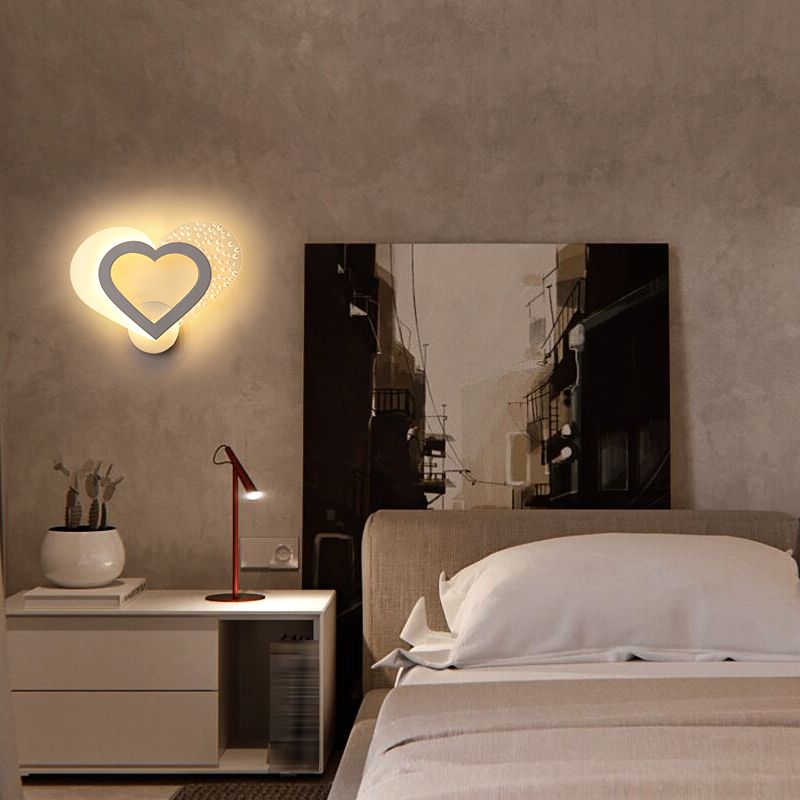 1 Mur géométrique léger style enfant Style en métal Moup Mont luminaire pour la chambre pour enfants