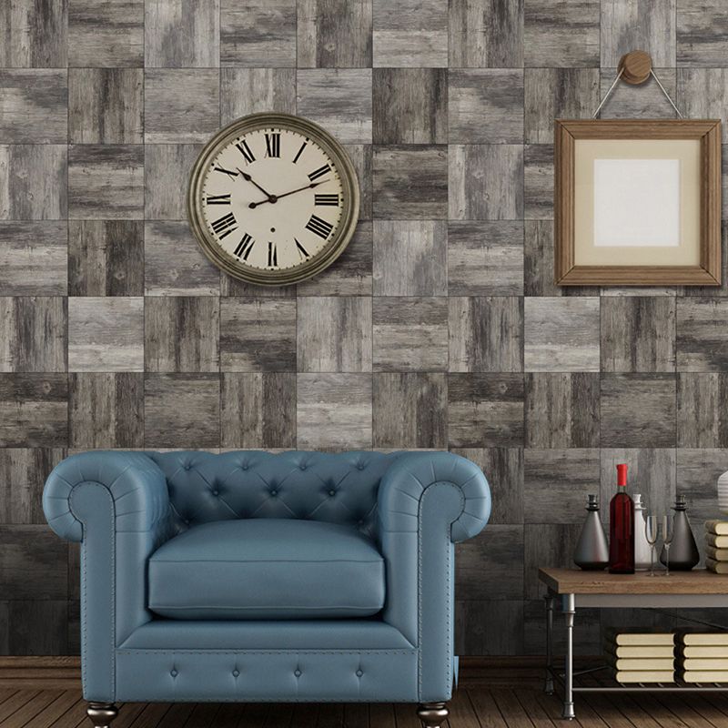 Panneau de papier peint en bois Patchwork Rural, décor mural pelé et collé de couleur claire pour Restaurant