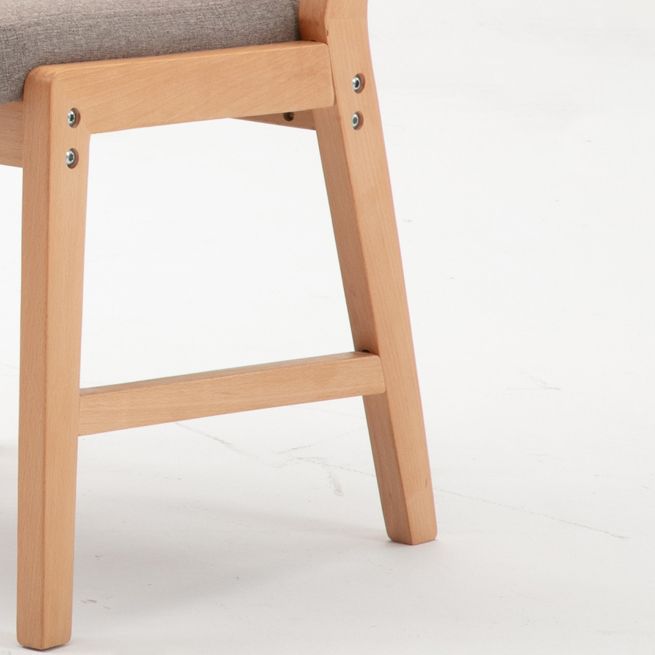 Nordic Style Upholstered Side Chairs Open Back Dining Side Chairs for Kitchen