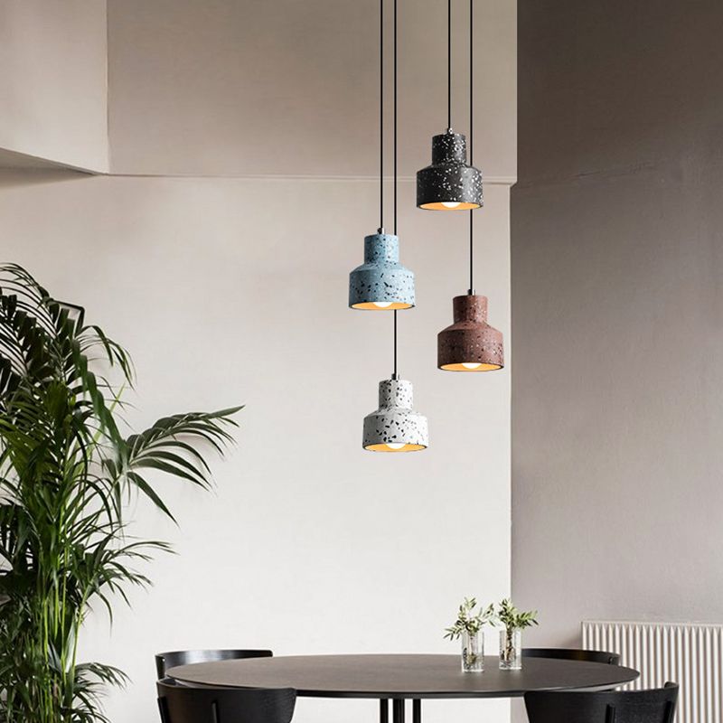 Cement a sospensione a sospensione Luci sospese contemporanea sospensione per salotto