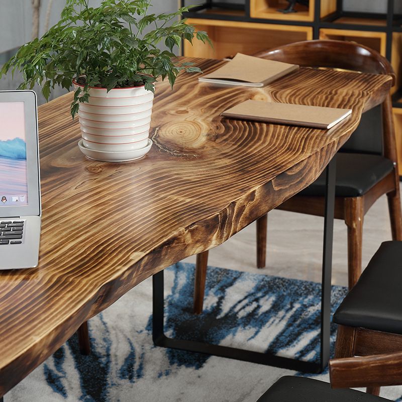 Industrial Style Rectangle Wood Table Set 1/2/7 Pieces Dining Set for Kitchen