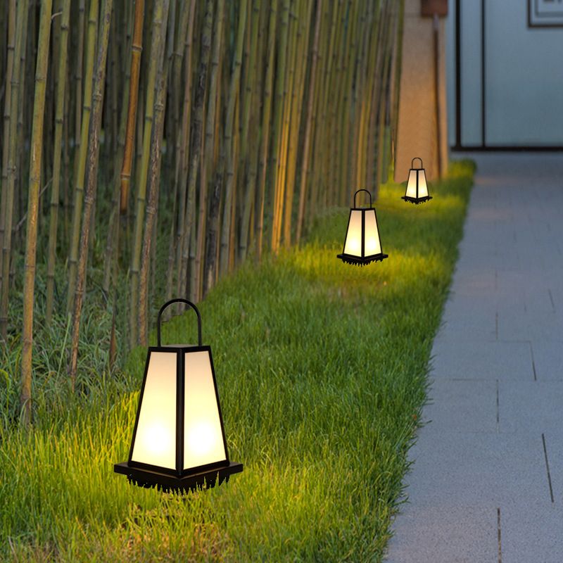 Modern Simple Pillar Lamp Geometric Outdoor Light for Garden