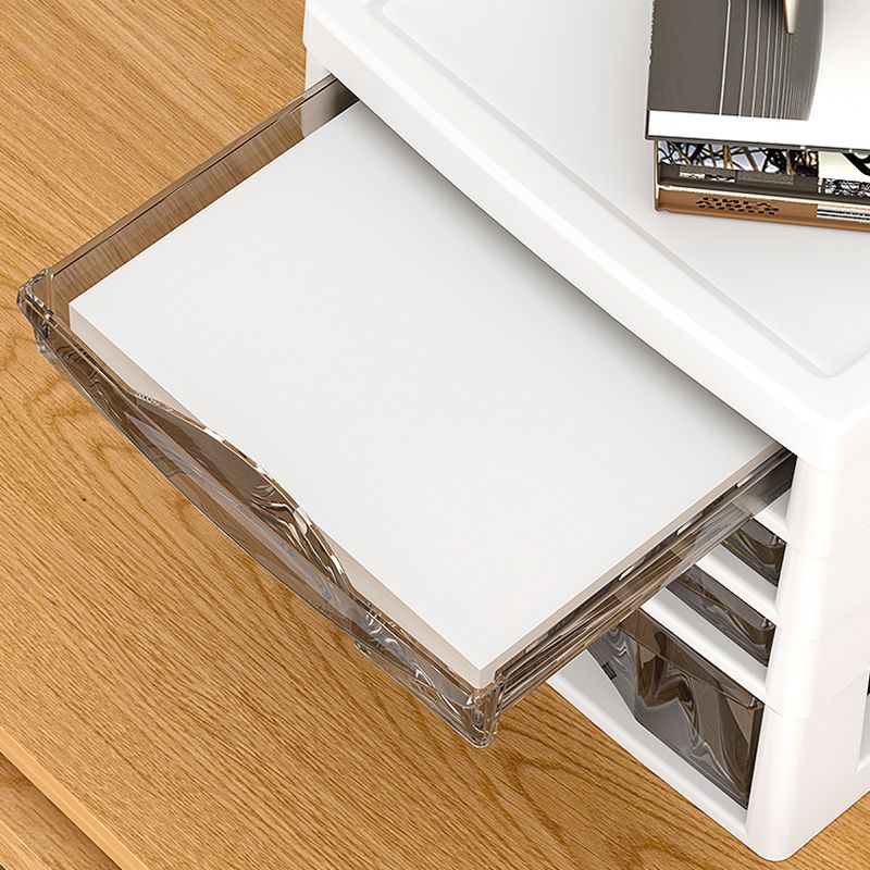 Transparent Filing Cabinet Modern Plastic Drawers File Cabinet