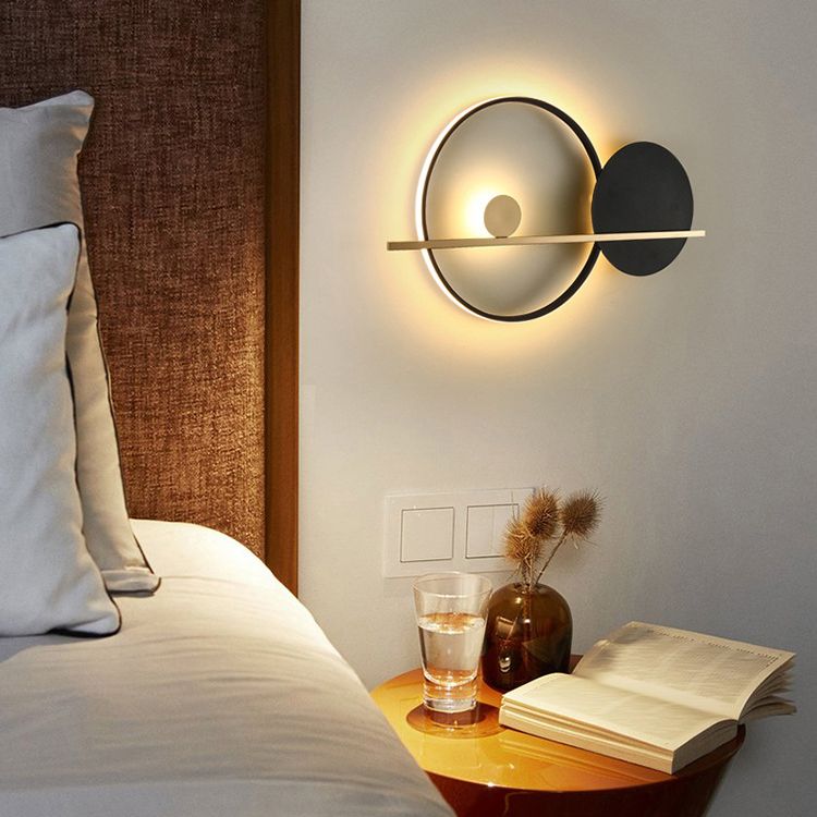 LED Bath Vanity Lighting Modern White/Black Wall Light for Bathroom