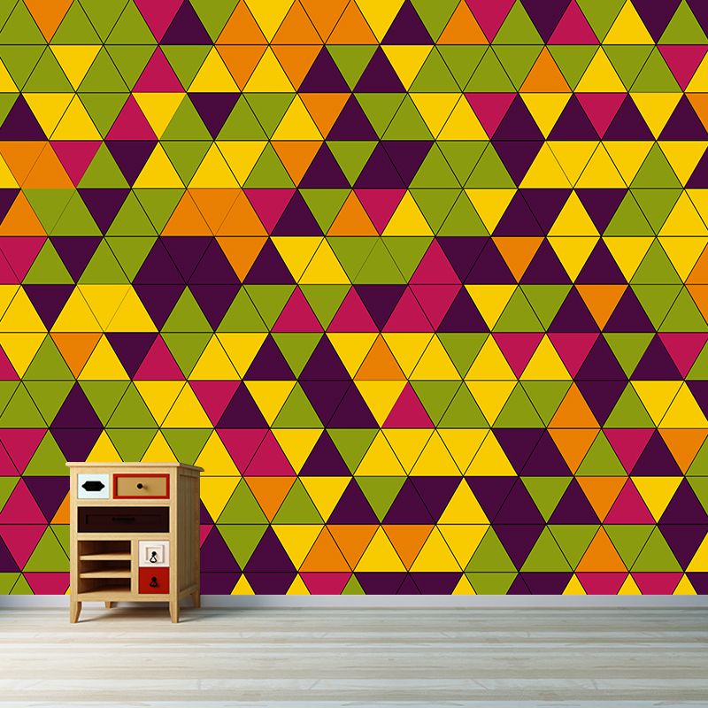 Light Color Modern Abstract Mural Wallpaper for  Art Gallery, Personalized Size Available