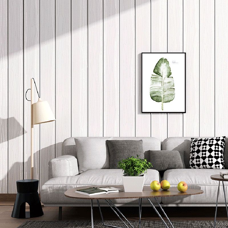 Minimalist Vertical Stripe Wall Decor in Soft Color Living Room Wallpaper Roll, 33 ft. x 20.5 in