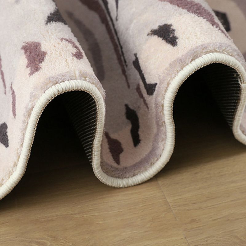 Lovely Animal Design Rug Creative Modern Indoor Carpet Polyester Non-Slip Backing Rug for Home Decor