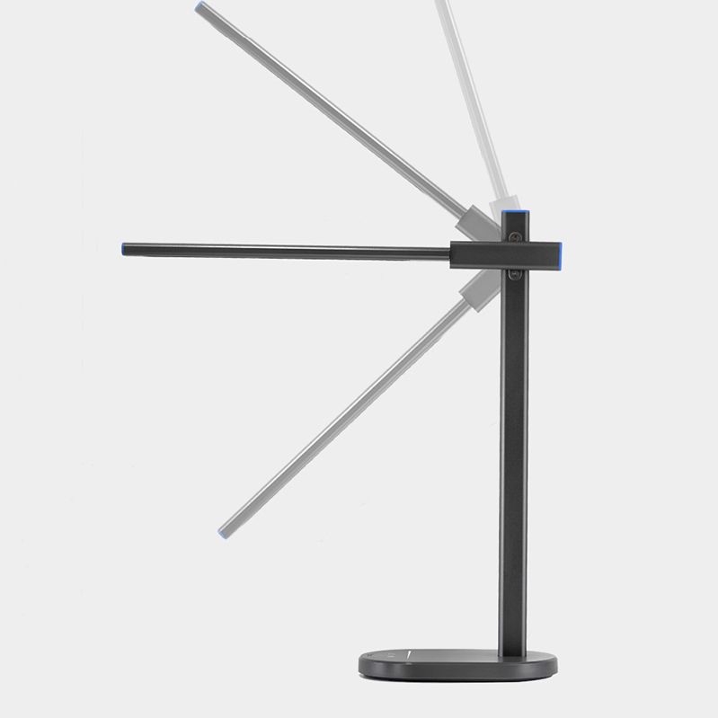 Lampada da tavolo da notte lineare in metallo moderno lampada da comodino singolo