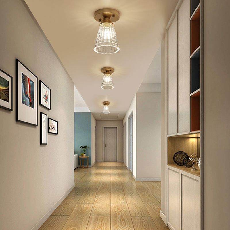 Modern Flush Mount Light Household Glass Flush Mount Ceiling Light Fixture