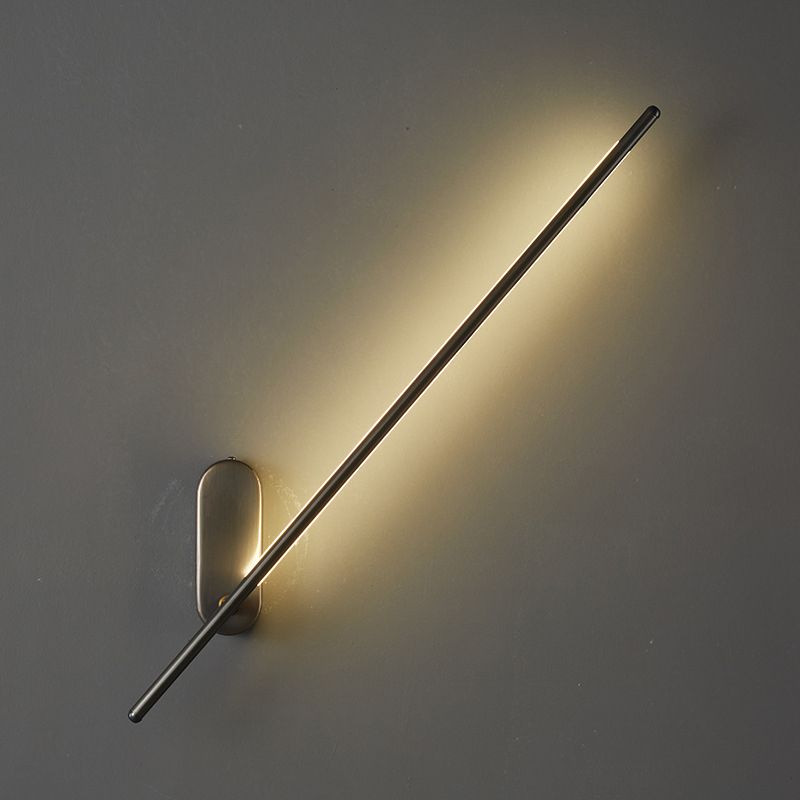 Modern Linear Wall Sconce Light Metal 1-Light Wall Sconce Lighting