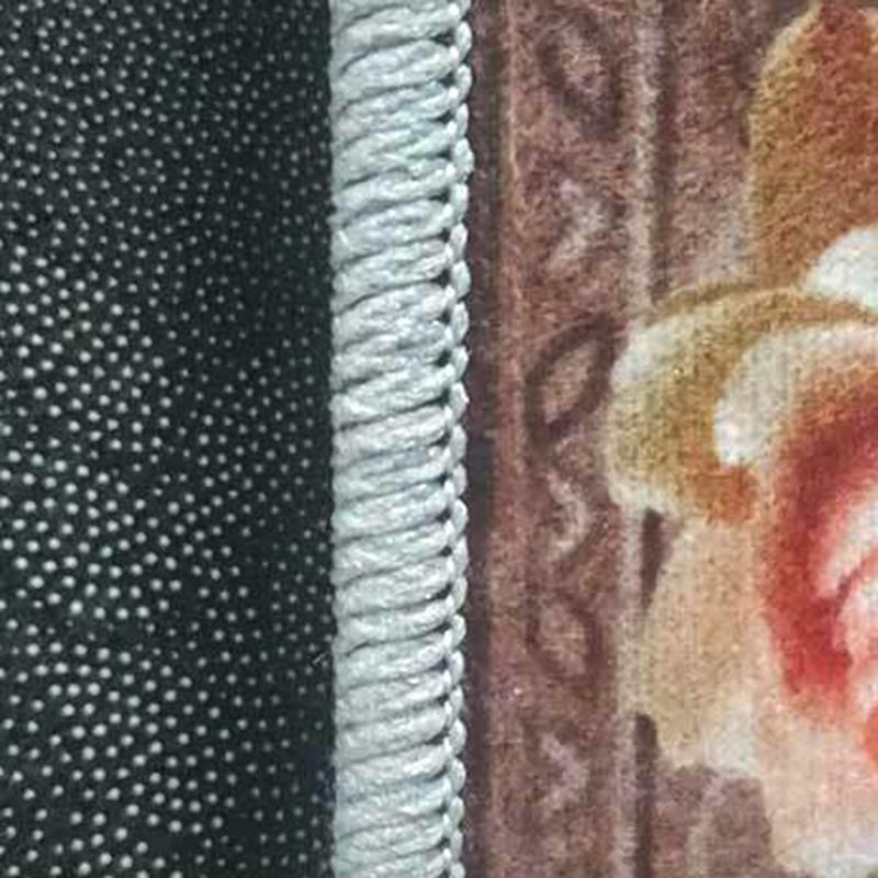 Minimalist Washable Rug Abstract Printed Carpet Polyster Area Rug for Living Room