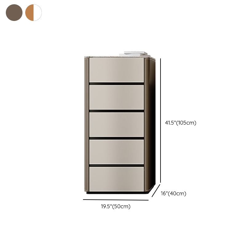 Modern Storage Chest Dresser Stone Storage Chest with 2/3/4/5 Drawers