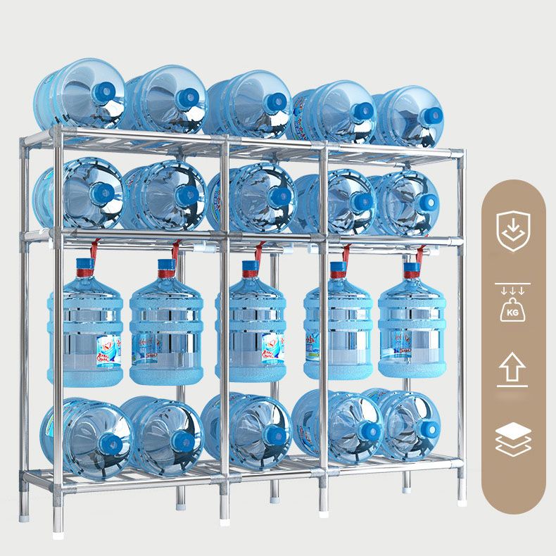 Contemporary Style Steel Wardrobe 2-Tier Metal Wardrobe Closet for Home