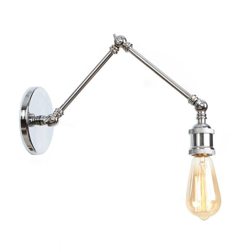 Lampada a parete a muro di altalena in metallo con applique da parete industriale