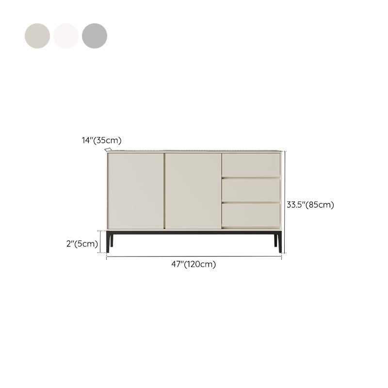 13.65-inch Width Storage Chest Contemporary Stone Storage Chest Dresser