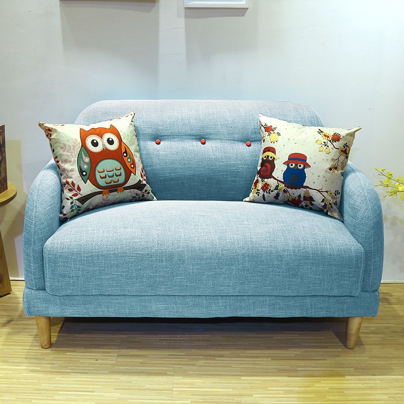 Contemporary Tufted Split-Back Standard Square Arm Living Room Sofa