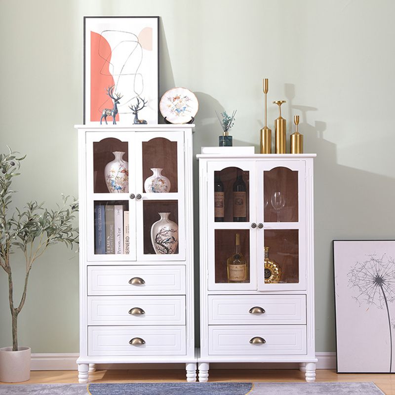 13.65-inch Width Coastal Storage Chest Dresser Solid Wood Storage Chest