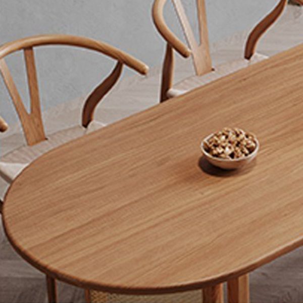 Contemporary Style Dining Table Solid Wood Dinette Table for Home and Kitchen