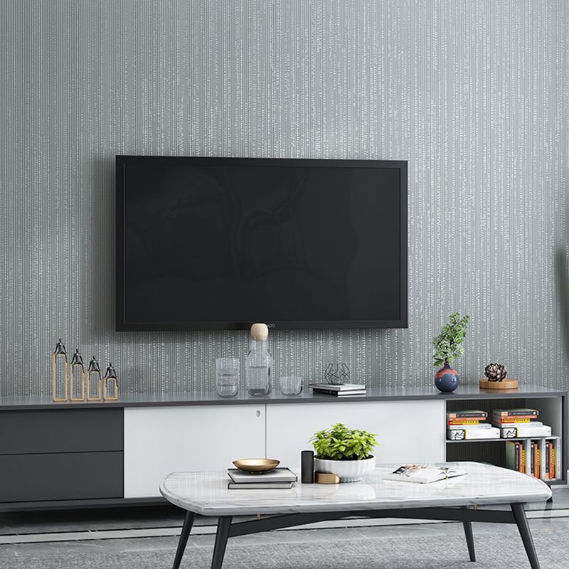 Modern Multicolor Vinyl Wallpaper Roll Textured Solid-Colored Stain Resistant Wall Decor