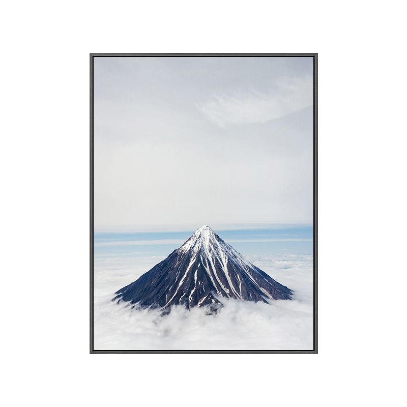 Light Color Natural Landscape Canvas Modern Textured Wall Art Decor for Living Room