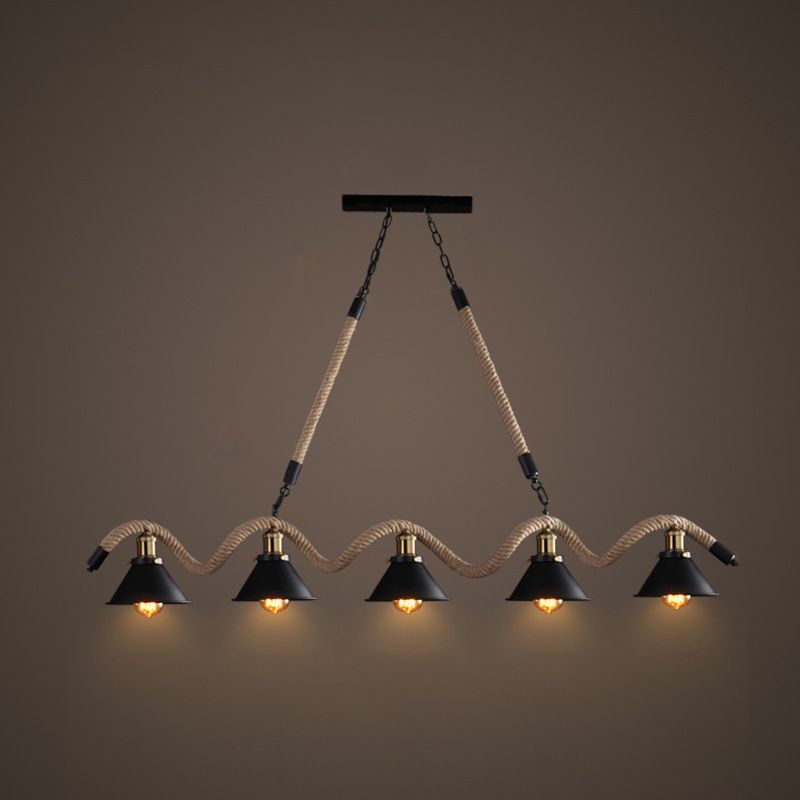Industrial Style Island Light Simple Pendant Lighting Fixture for Dining Room