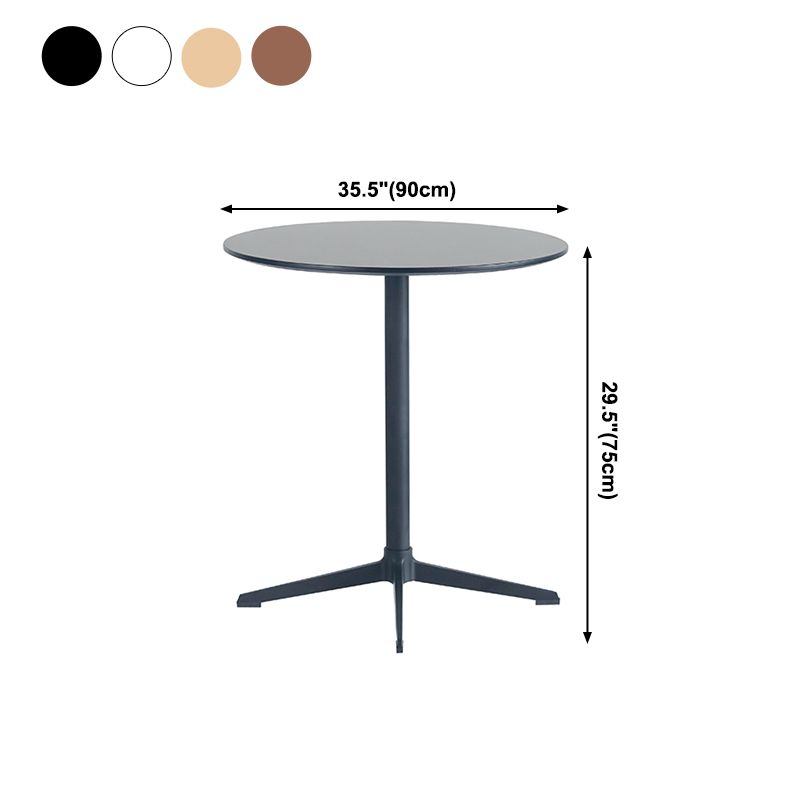 Metaal traditionele luxe ronde eettafel vervaardigd houten binnen tafel voor keuken