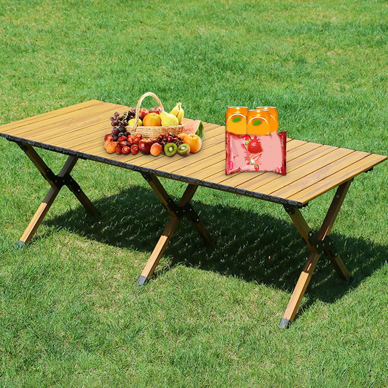 Modern Brown Picnic Table Set 1/3/5 Pcs Fold and Store Picnic Set