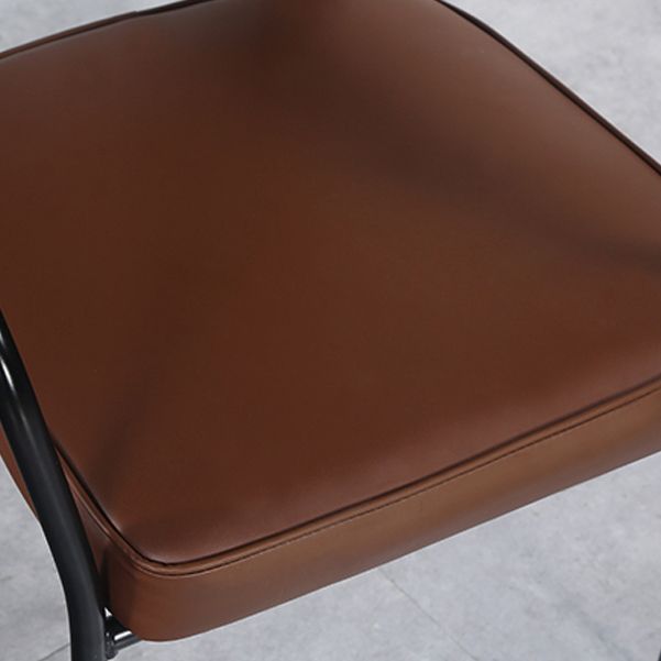 Metal Industrial Arm Chair Open Back Dining Kitchen Room Chair