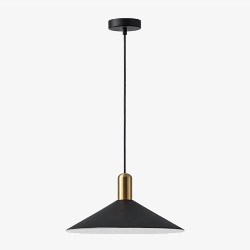 Postmodern Metal Hanging Light Pendant Light Conical Shape Hanging Light for Kitchen